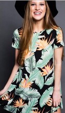 Show Me Your Mumu EM Mini Dress Size S Birds Of Paradise NWT $136