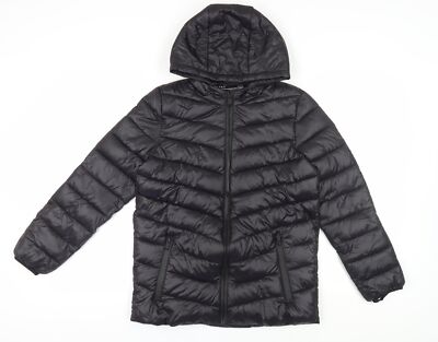 Marks and Spencer gefütterte Jacke Jungen schwarz 13-14 Jahre