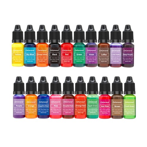 20Pcs Candle Liquid Dye Concentrate for Candle Making DIY Art Crafts - Picture 10 of 12
