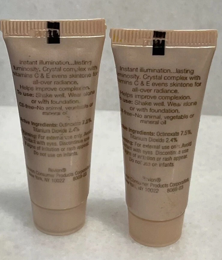 2 Revlon Skinlights Face Illuminator SPF 15 02 Peach Light Lotion 0.34 oz - Image 2 of 2