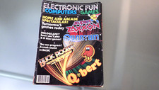 Vtg 1983 ELECTRONIC FUN Computers  Video Game Magazine  Used commodore atari