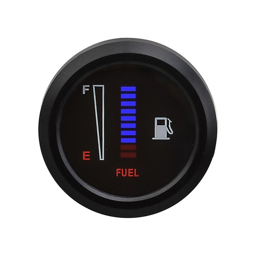 12/24V 2" 52mm Car Motorcycle Fuel Level Meter Gauge LED Display Digital 10 Grid - Bild 5 von 6