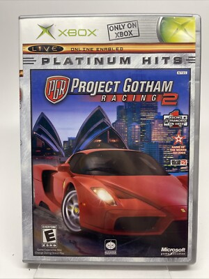 Project Gotham Racing 2 (Microsoft Xbox, 2003) Manual Included Tested Working