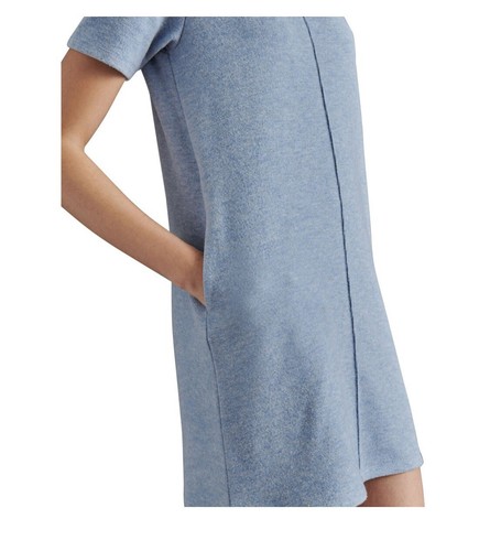 Neu mit Etikett Steve Madden kurzärmliges Damenpulloverkleid – XS – Plein Air meliert - Bild 8 von 9