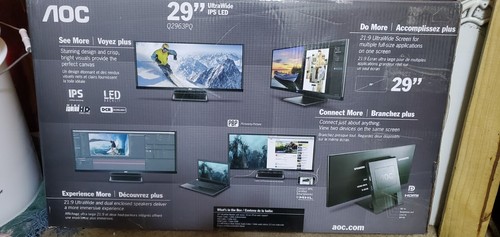 AOC Q2963PQ 29" Ultrawide IPS LED LCD Monitor 21:9 2560x1080 Resolution 60Hz - Picture 9 of 9