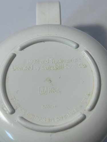 Tazza vintage Campbells zuppa bambini tazza di plastica senza coperchio 1992 - Foto 7 di 7