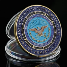 DOD Department of Defense Government Challenge Coin Collectible Large