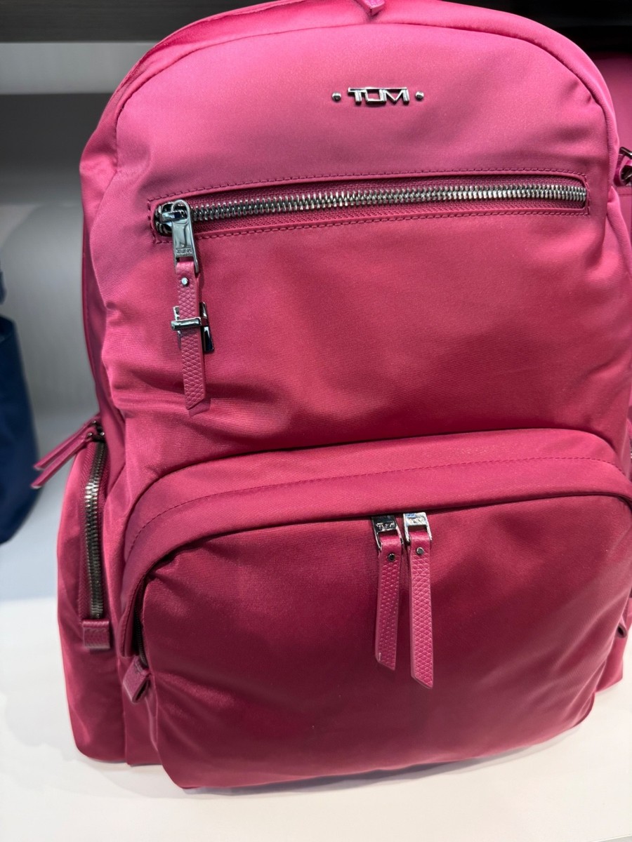 NEW Tumi Voyageur CAREN 17.0” Nylon Laptop Backpack - DARK SHERRY