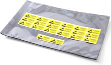 LJY ESD 20 Pcs Large Open Top Anti-Static Bags 15.8 "X 10" Reusable Shielding Ba