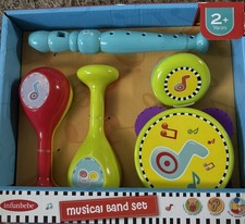 Infunbebe Five Piece Musical Band Set, Brand New In Package, Excellent Condition