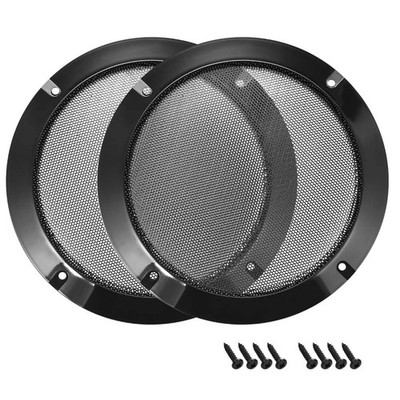 2pcs 6.5'' Car Audio Speaker DJ Grill Cover Steel Mesh Woofer Subwoofer Protector