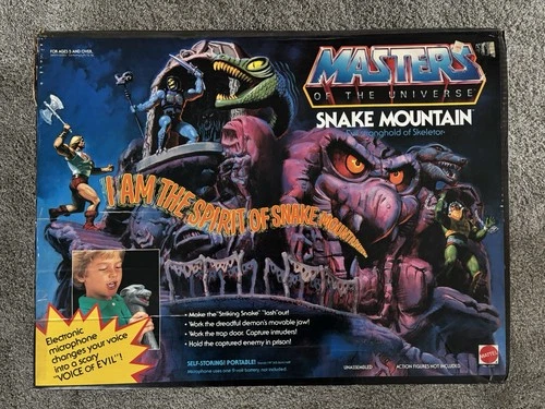 1983 Vintage Mattel He-Man Masters of the Universe Snake Mountain Set BOX ONLY