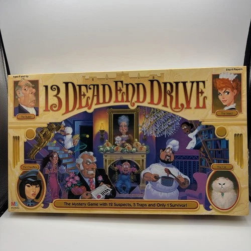 VINTAGE 13 Dead End Drive COMPLETE Milton Bradley 1993 90's Board Game