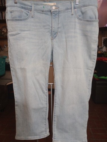 Levis Jeans Womens Size 18W 311 Shaping Skinny Capri Stretch Pants - Picture 5 of 24