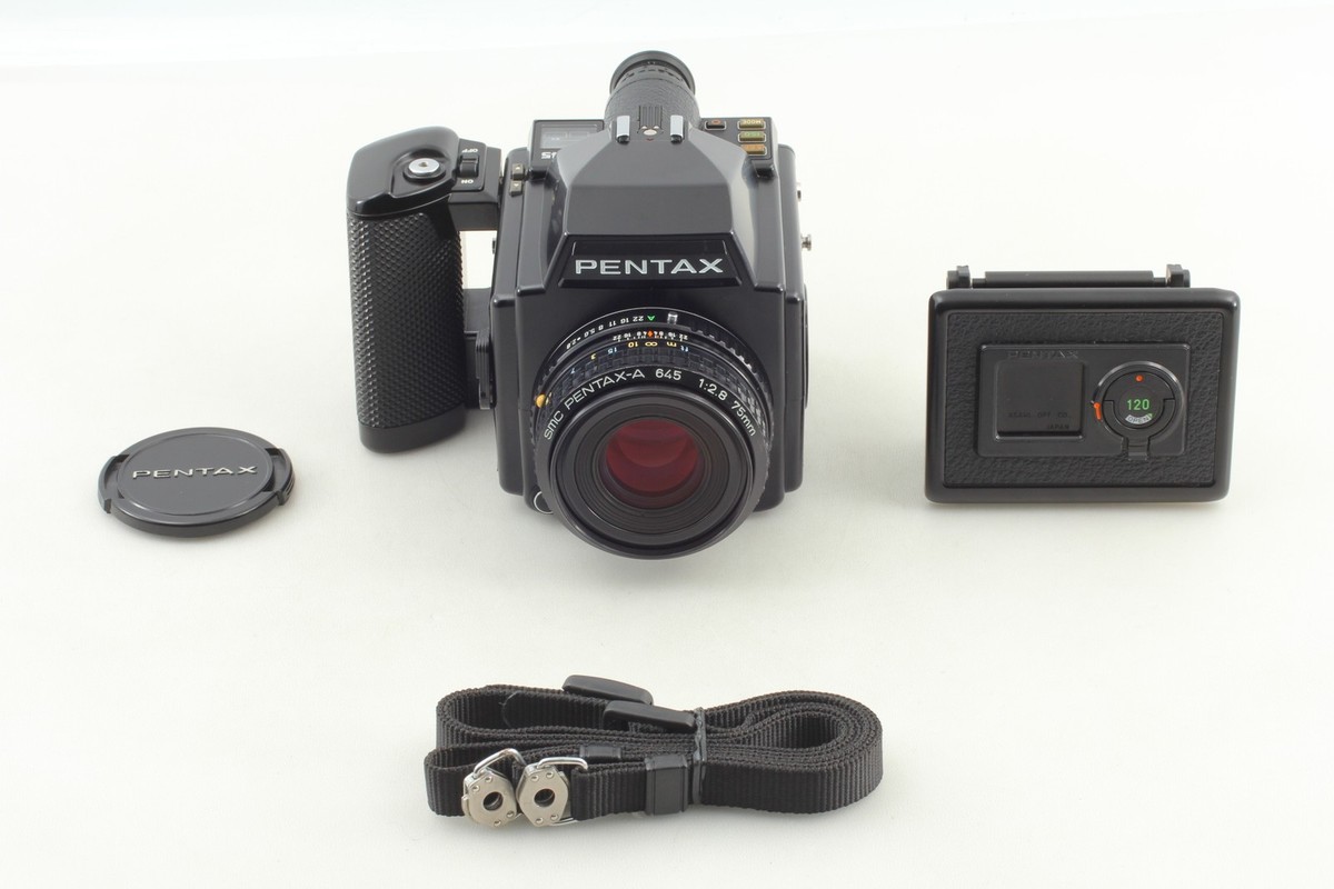 N MINT Pentax 645 Medium Format Film Camera SMC A 75mm f2.8 Lens