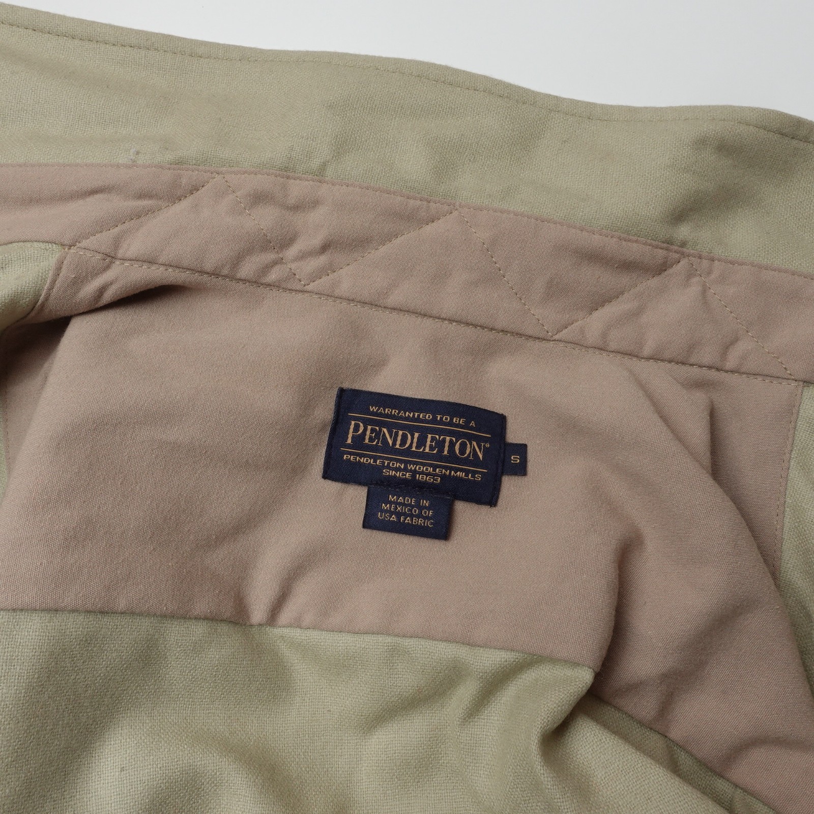 Pendleton Wool Button Shirt Two Pockets Men's Siz… - image 3