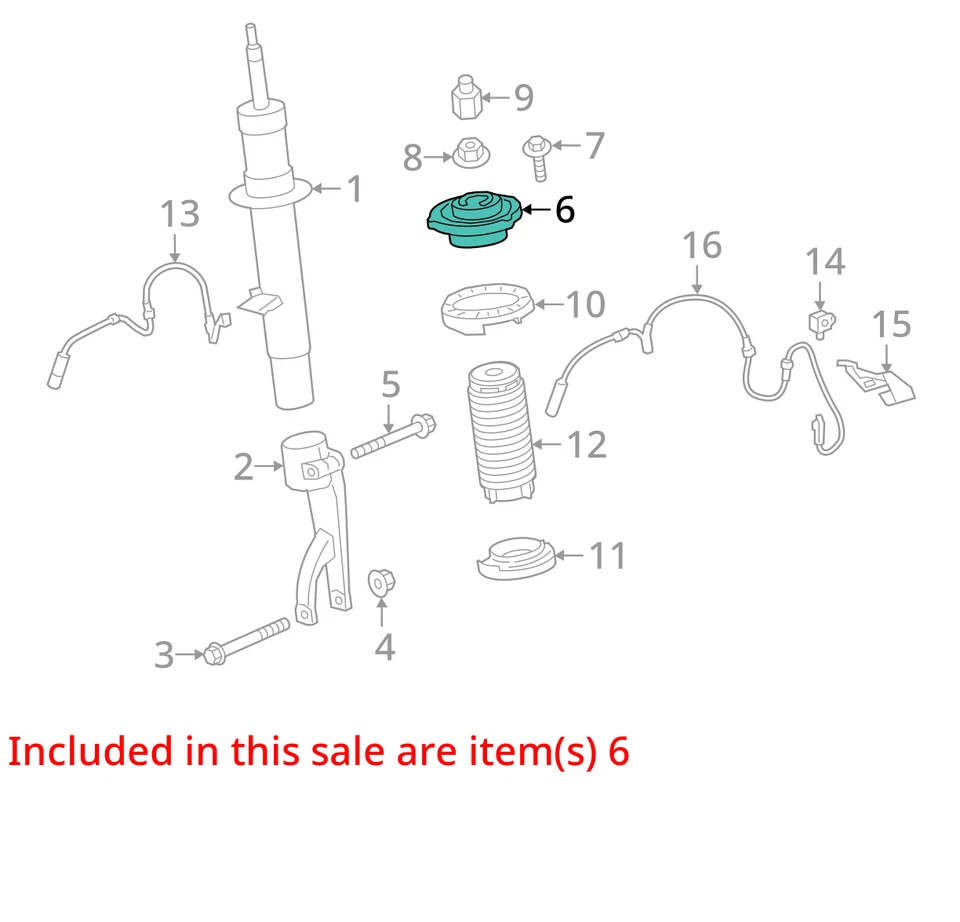 2019 BMW X5 G05 FRONT RIGHT STRUT SHOCK ABSORBER W/ ADAPTIVE 37106869020 - Image 3 of 4