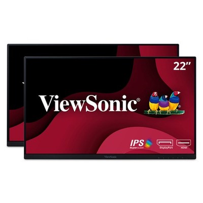 ViewSonic VA2256-MHD-H2 22'' 16:9 Full HD IPS Monitor without Stand, 2-Pack