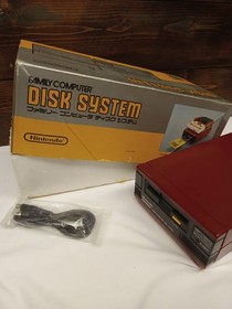 Nintendo Famicom Disk System HVC-022 w/ Box & Power Cord &ndash; NO RAM &ndash; Untested