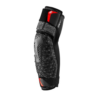100% Surpass Elbow Guard Grey Heather / Black S