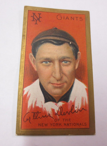 Arthur Devlin 1911 T205 Gold Border card