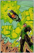 Guy Gardner Green Lantern Comic Panel Poster Splash Page Art Pin-Up Hal Quits