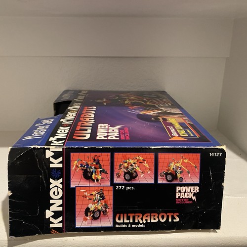 #14127 Ultrabots Master Set 1997 K'Nex Building Kit Open Box Sealed Parts - Picture 2 of 17