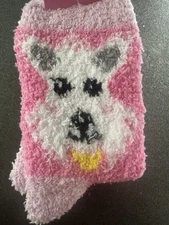 Snuggle Feet Womens Pink Pet Goat- Soft Cozy & Warm Fuzzy Socks - Size 5/9