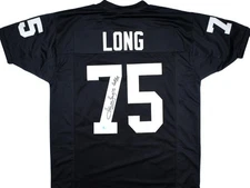 Howie Long Autographed Black Pro Style Jersey w/ HOF - Beckett W Hologram *Black