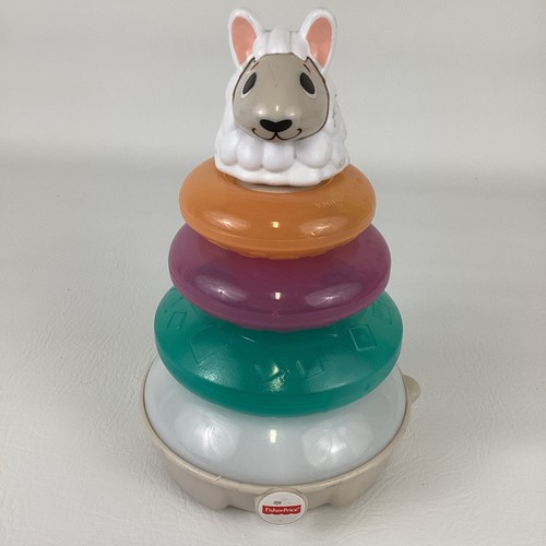 Fisher Price Linkimals Lights & Colors llama Teaches Colors Stacking Baby Toy