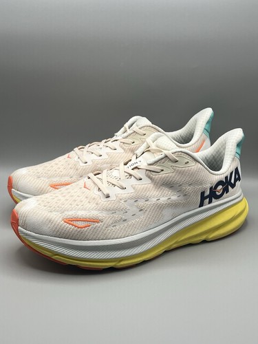 Zapatos para correr Hoka One One Clifton 9 amarillos - para hombre talla 12,5D (1127895-EPFR) - Imagen 2 de 9