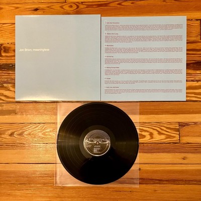 Jon Brion: Meaningless LP Vinyl US 2022 Jealous Butcher NM/NM Played Once