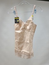 Bali Womens Lace 'n Smooth Fajas Cami Df8l12 Shapewear Tops, Rosewood, Medium Us