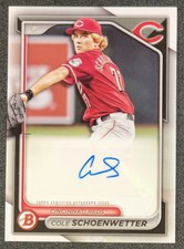 2024 Bowman Paper Prospect Retail Autographs Cole Schoenwetter #PPRA-CS