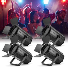 US 2/4PCS 200W RGBW COB Zoom PAR Light Stage Lighting LED DMX Spotlight DJ Disco