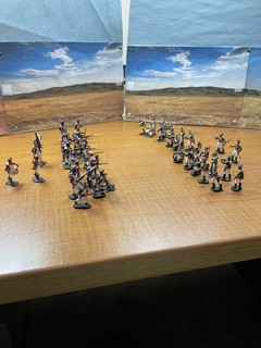 Napoleonic Fench Line Infantry and Russian Imperial Guard Toy Soldiers