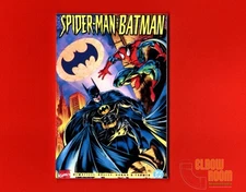 Spider-Man and Batman Marvel/DC comic 1995 cover 2x3" fridge magnet