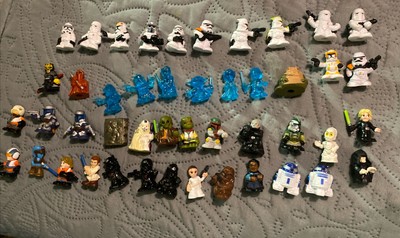 STAR WARS FIGHTER PODS Micro Mini figures Hasbro Micro Force Squinkies 68 PCs