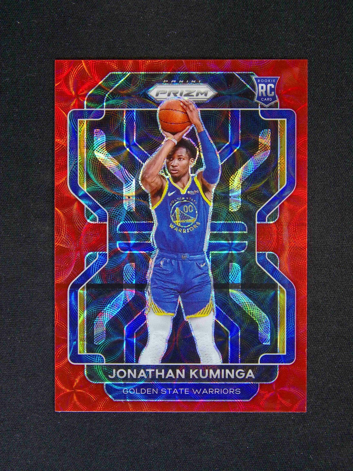 2021-22 Panini Prizm Jonathan Kuminga #307 RC Rookie Red Choice /88