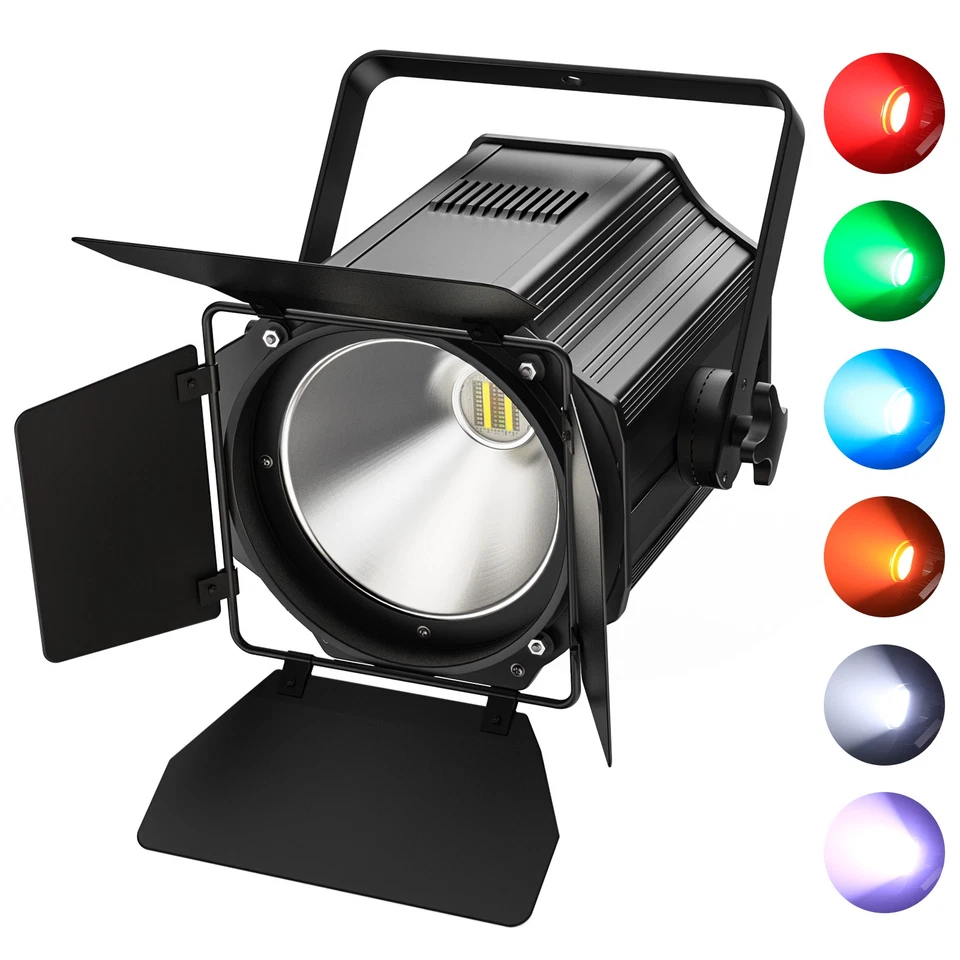 10X 200W LED RGBWA UV COB Dyeing Par Stage Light Disco Show Lighting Blinder DMX - Image 3 of 4