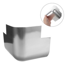 Set of 2 Reusable Aluminum Truck Corner Guards for Cargo Protection Grey