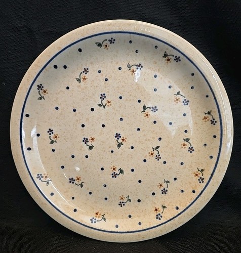 Polish Pottery Boleslawiec Country Meadow Floral Dinner Plate 11" ~lot Of 2 - Picture 4 of 8