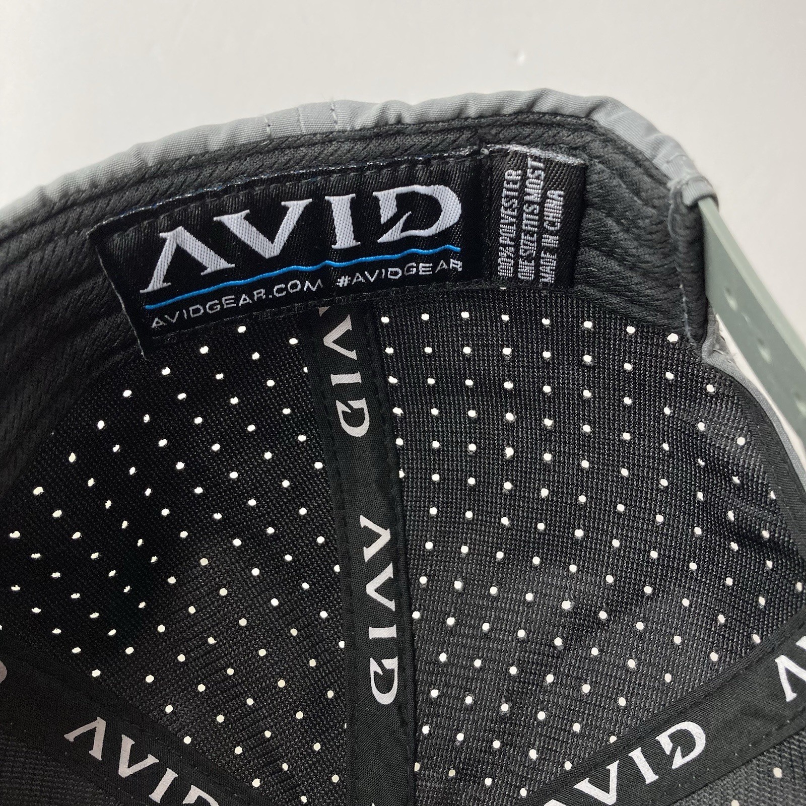 Avid Hat Cap Gray Snapback Performance Adjustable… - image 8