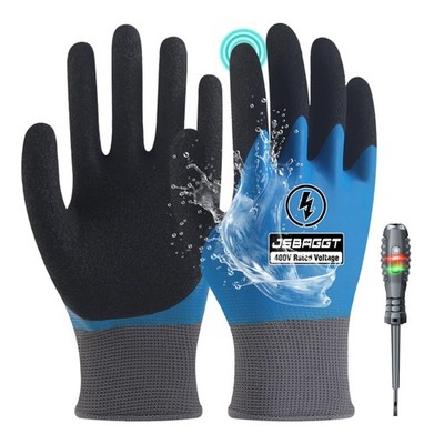 Insulated Electrician Gloves 400V High Voltage Resistant,Flame Retardant Full...