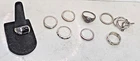 Sterling .925 Assorted Lot of Designer and vtg rings 29.19g  10 rings