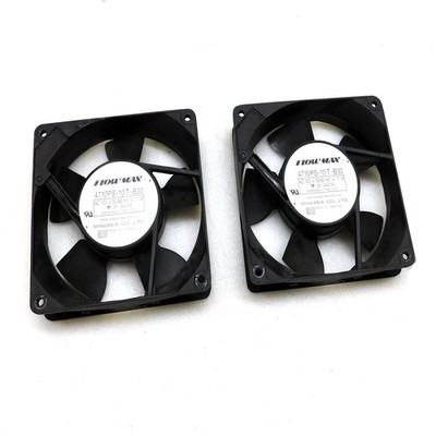 (Lot of 2) Flow Max 4710-10T-B30 2700RPM AC Axial Cooling Fans 100V Nominal