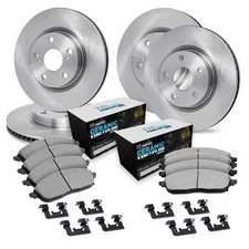 For Mercedes-Benz GLS450 17-19 Front & Rear Brake Kit w Euro Ceramic Pads
