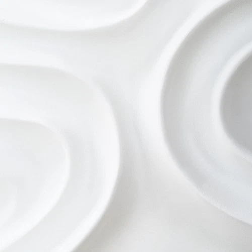 Uttermost 04368 Snowdrift 15" x 15" Sculptural Wall Panels - Set - White - Picture 2 of 6