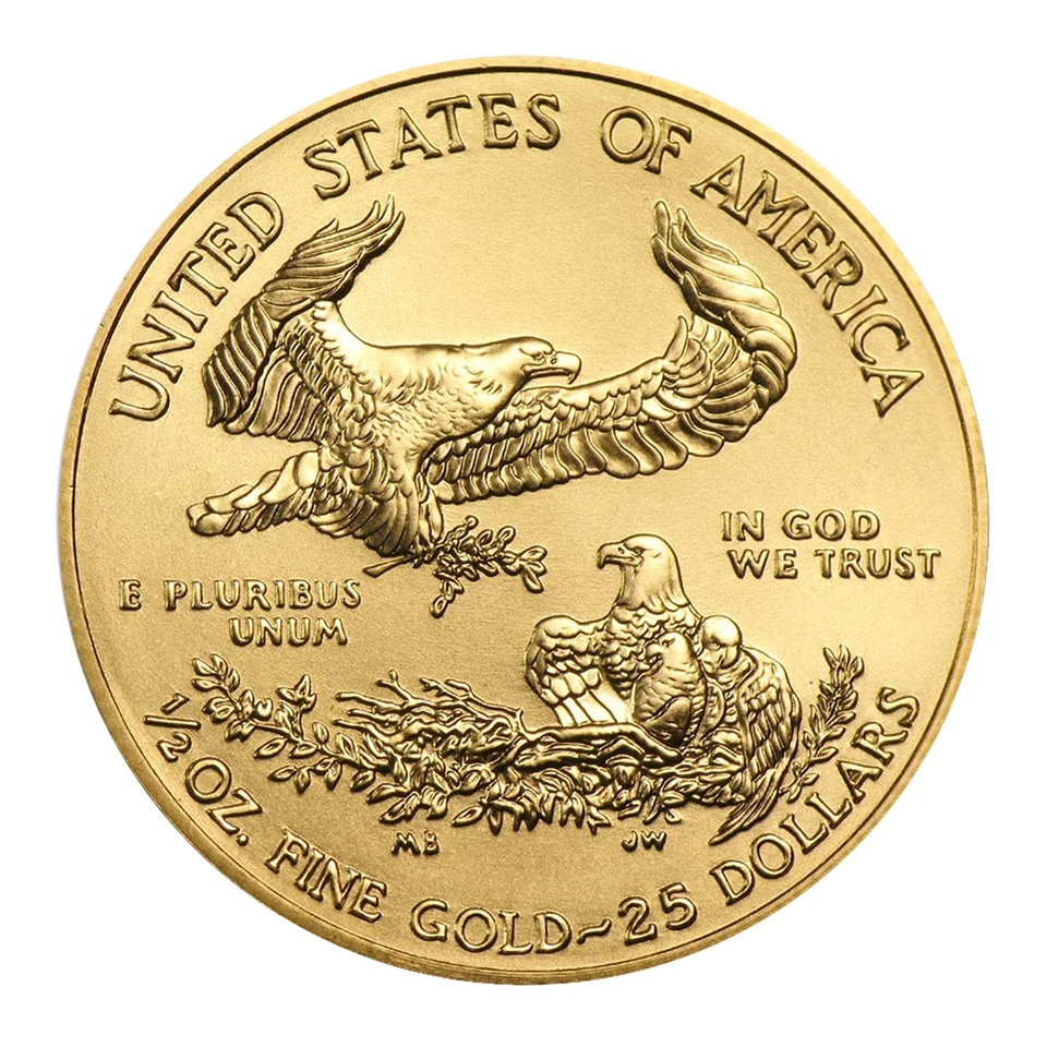 1/2 Ounce Gold American Eagle $25 BU - Random Date - Image 3 of 3