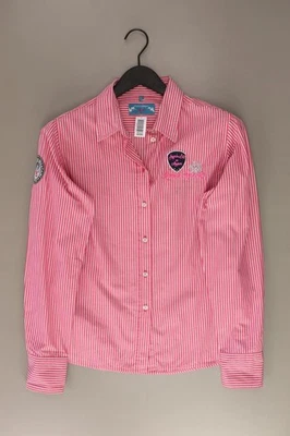 Franco Callegari Langarmbluse Regular Bluse für Damen Gr. 42, L gestreift rosa - Bild 1 von 4